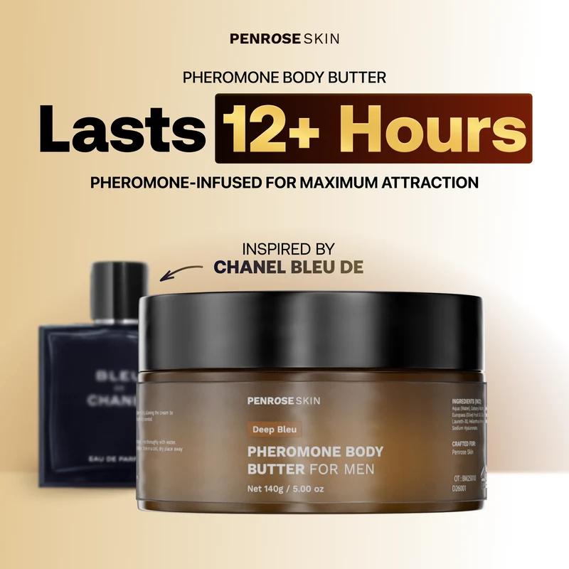 Deep Bleu Pheromone Body Butter, inspired by Bleu de Chanel